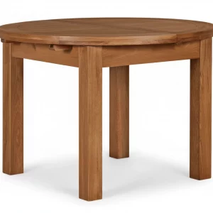 Oak Round Extendable Dining Table