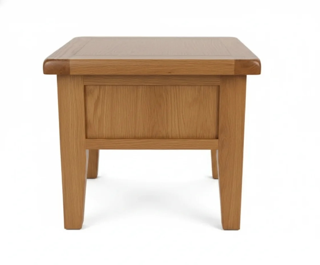 Small Oak Table Lamp