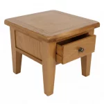 Solid Oak Small Lamp Table