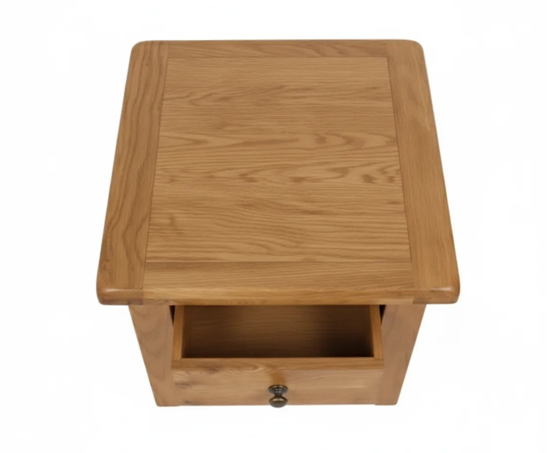 Small Oak Table Lamp