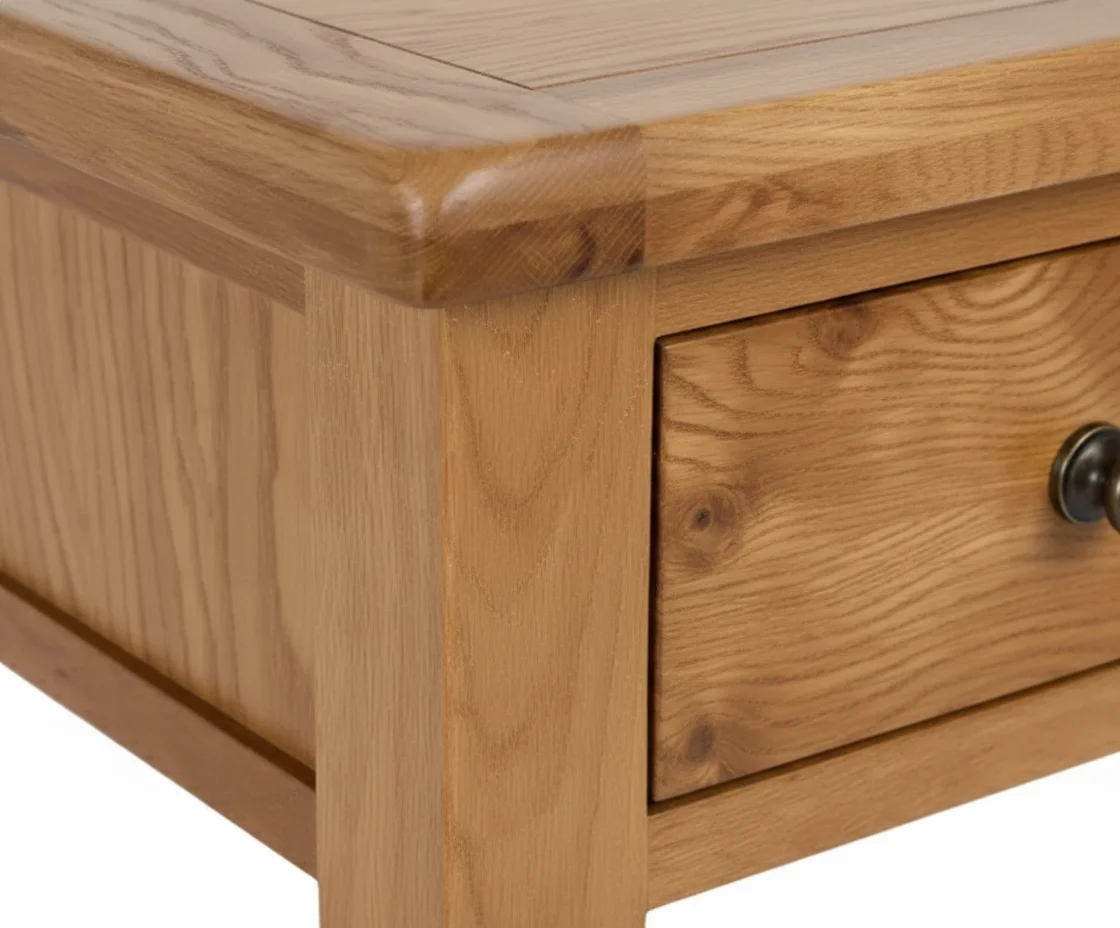 Small Oak Table Lamp
