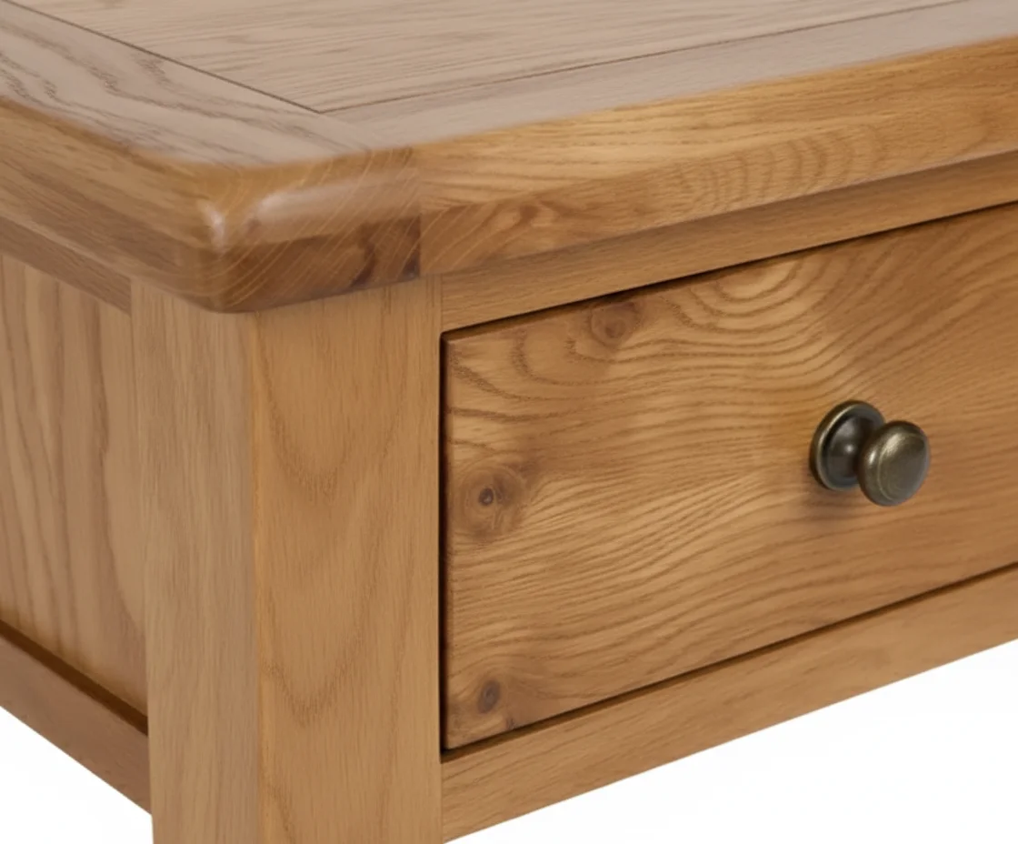 Small Oak Table Lamp