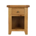 Solid Rustic Oak Bedside - 44cm Wide , Ready Assembled