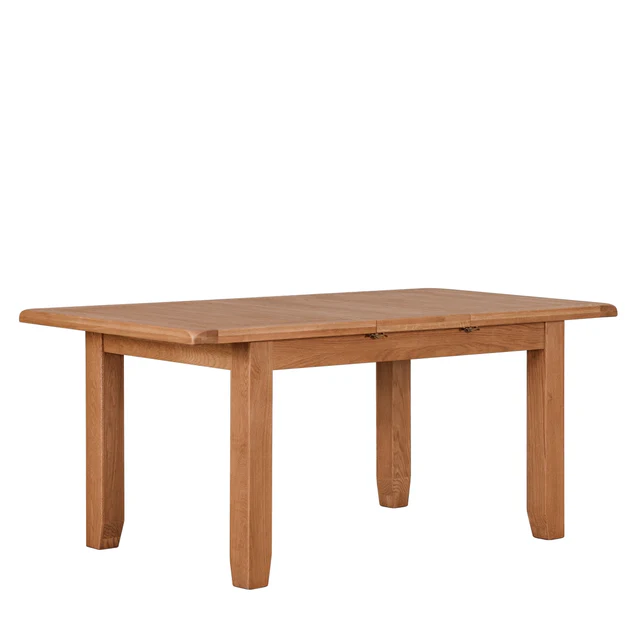Extending Rustic Oak Dining Table - Image 5