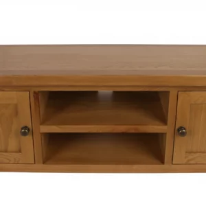 oak rustic tv stand