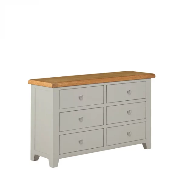 Modern 3 + 3 Drawer Chest for Stylish Storage Solutions - Image 3