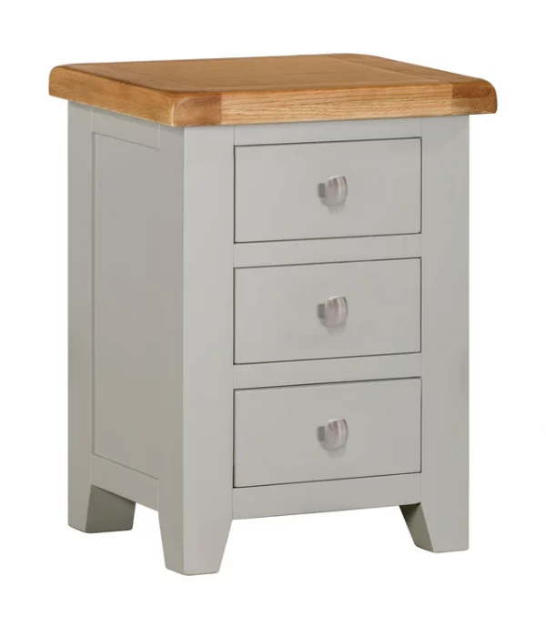 grey oak bedside table