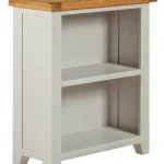 Minimalist Low Grey Bookcase - Stylish Storage Solution