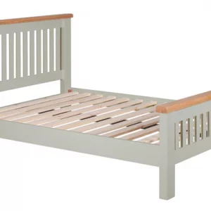 grey bed frame king size