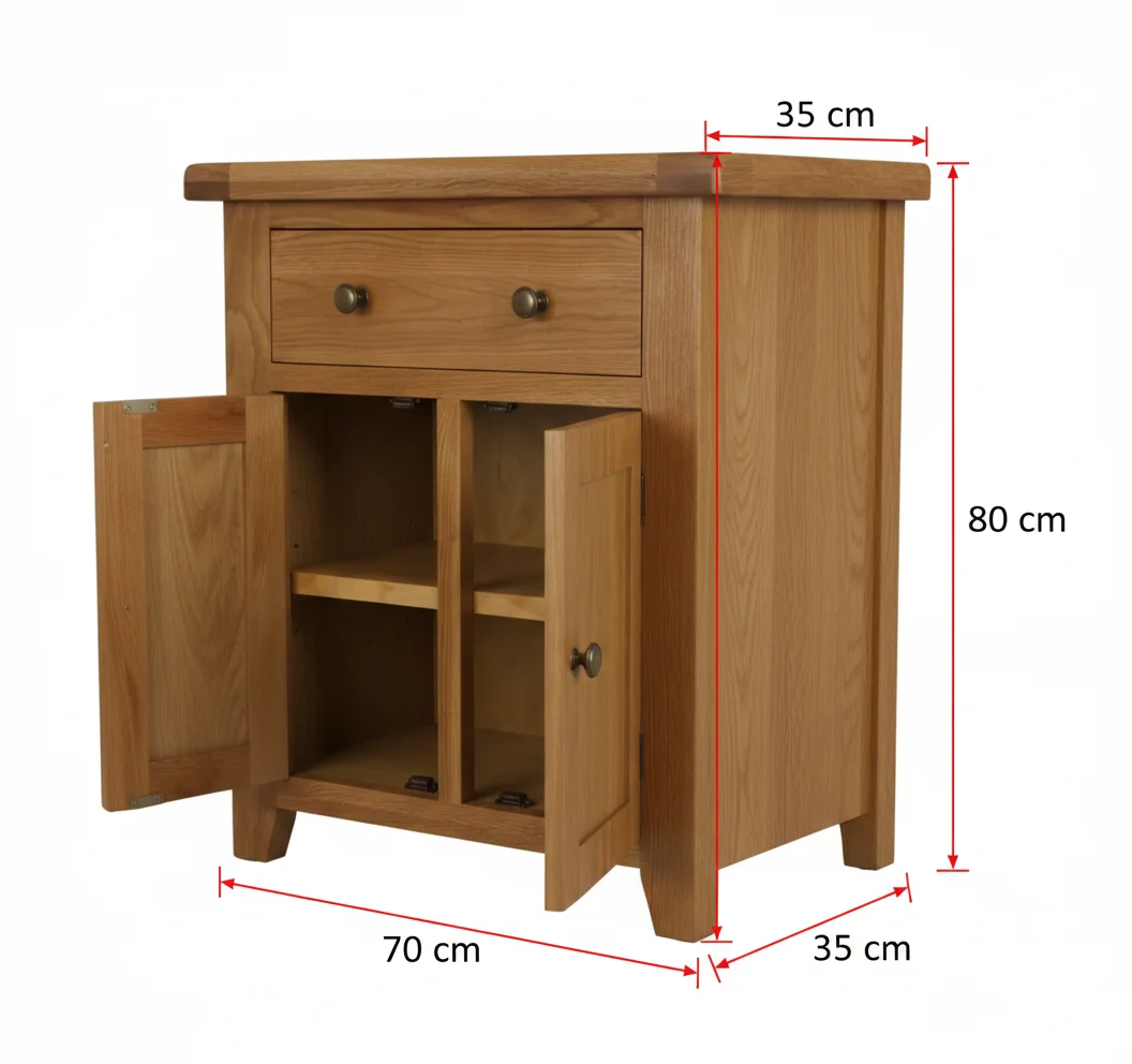 Rustic small sideboard