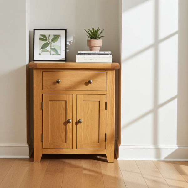 Small oak sideboard