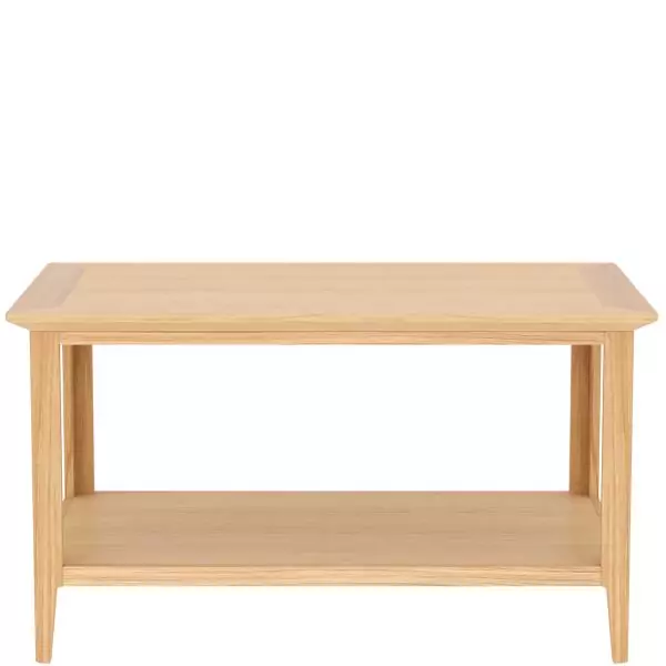 London Oak Coffee Table With Shelve - Image 6