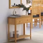 Light Oak Console Table