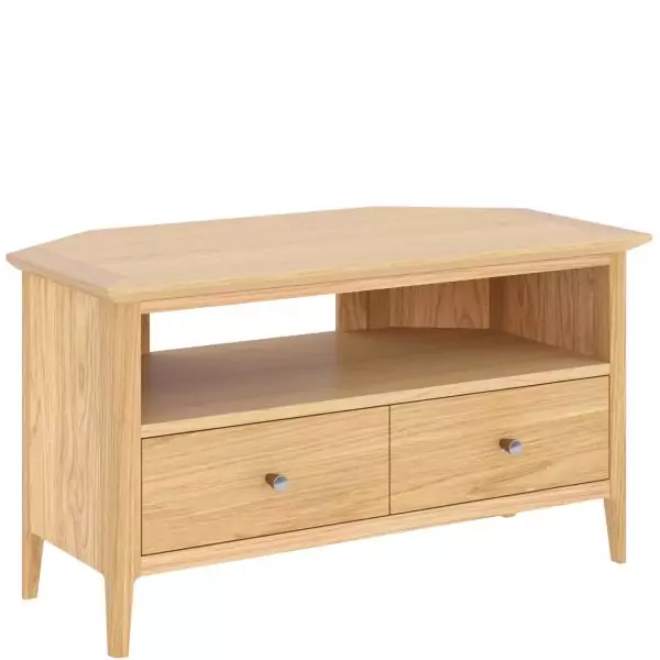 Light Oak Corner Tv Unit - Image 3