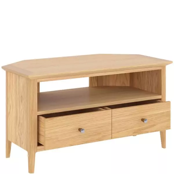 Light Oak Corner Tv Unit - Image 7