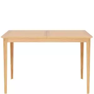 Light Oak Extended 120Cm To 160Cm Dining Table