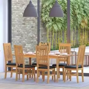 Light Oak Extended 140Cm To 180Cm Dining Table