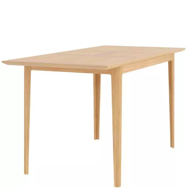 Light Oak Extended 140Cm To 180Cm Dining Table - Image 4