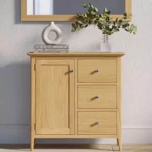 Light Oak Hallway Cabinet