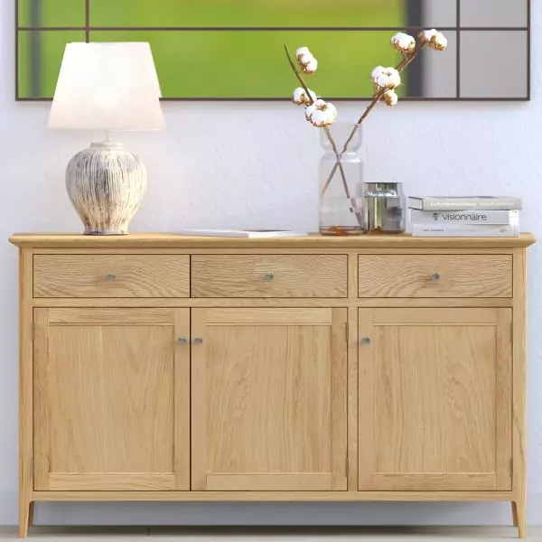 large light oak sideboard