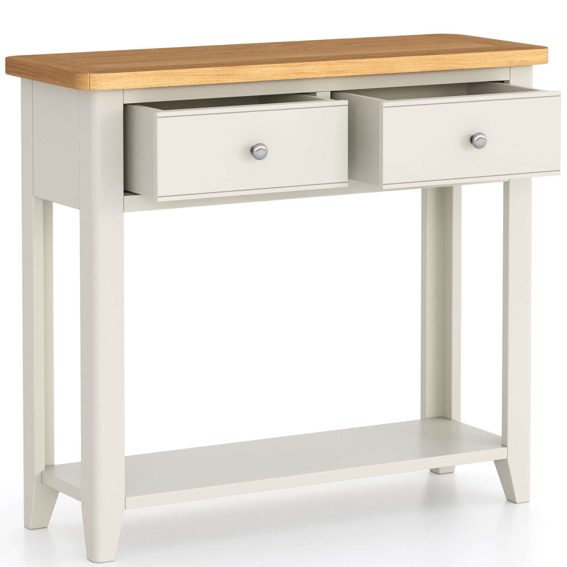Light Grey Painted Console Table - Image 5
