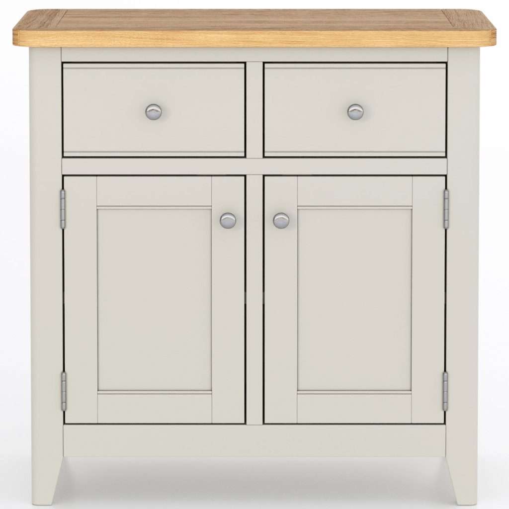 Light Grey Painted Small Sideboard