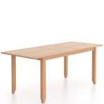 Natural Oak Extending Dining Table 200cm