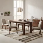 Smoked Oak  Ext Dining Table 140/180