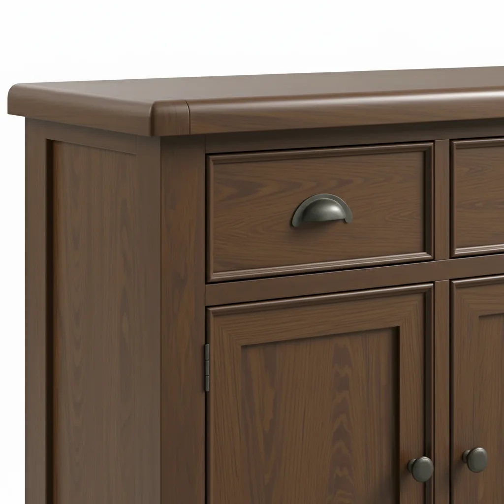 Smoked Oak Large Sideboard 3 Door 3 Drawer2