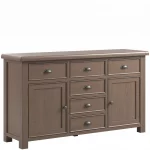 Smoked Oak Large Sideboard 6 Drawer  2 Door