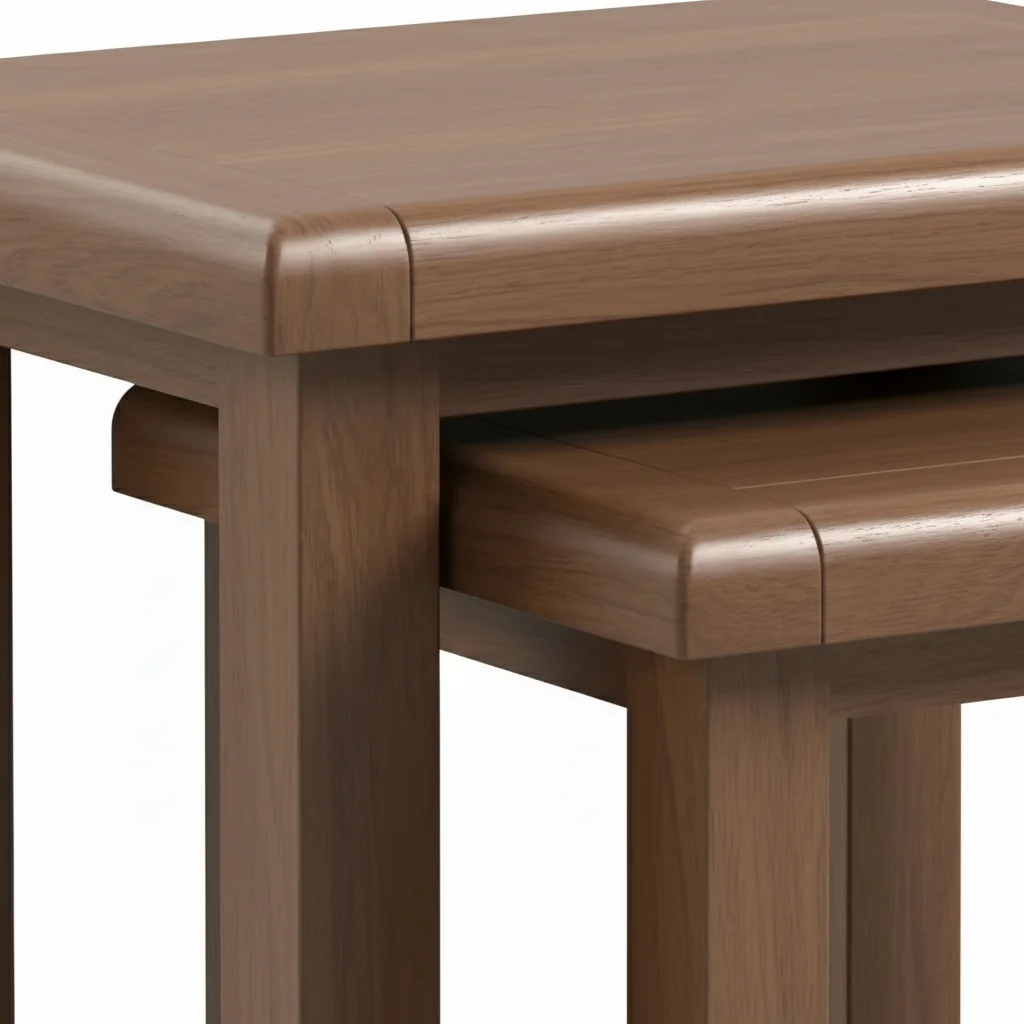 Smoked Oak Nest Of 2 Tables