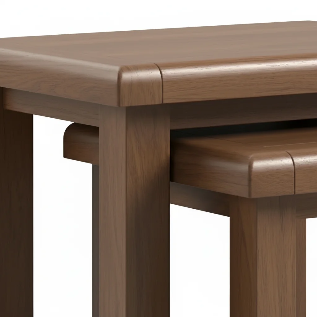 Smoked Oak Nest Of 2 Tables