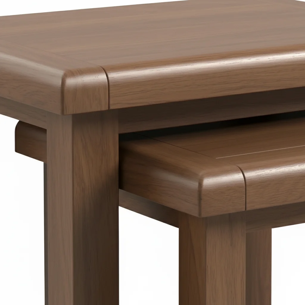 Smoked Oak Nest Of 2 Tables