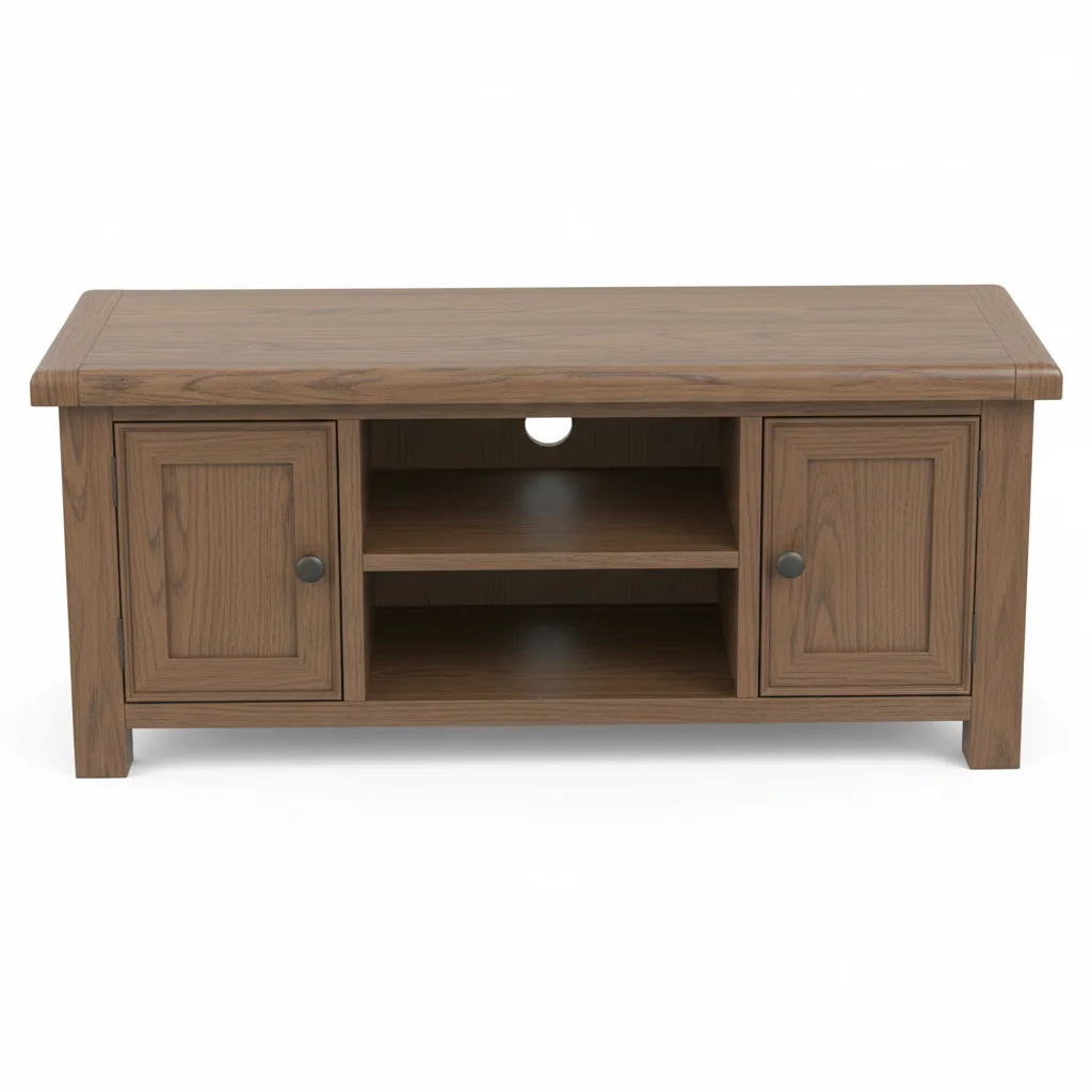 Smoked Oak Plasma Tv Unit