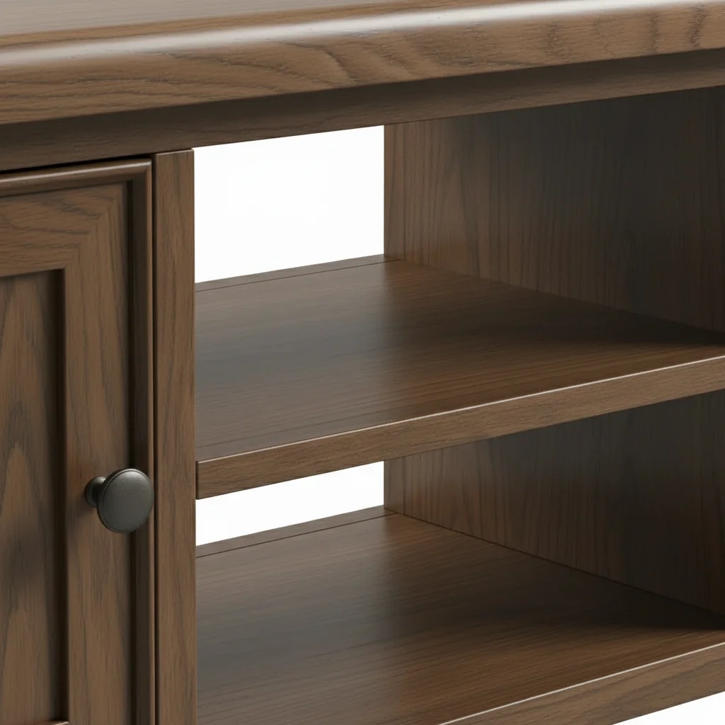 Smoked Oak Plasma Tv Unit