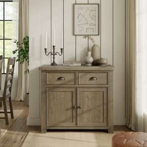 Smoked Oak Small Sideboard