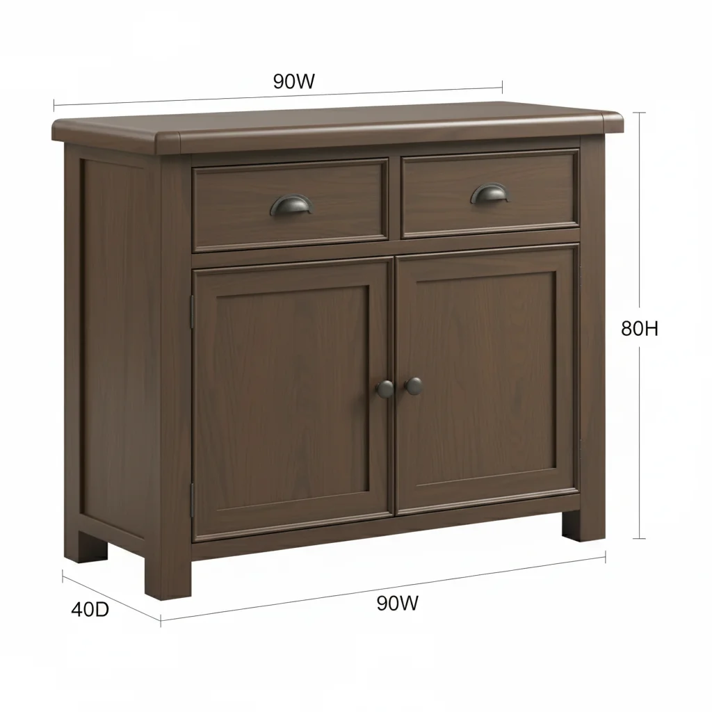 Smoked Oak Standard Sideboard