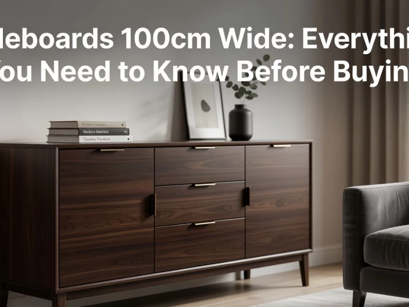 Professional header image for list-based article: Sideboards 100cm Wide: Everything You Need to Know Before...