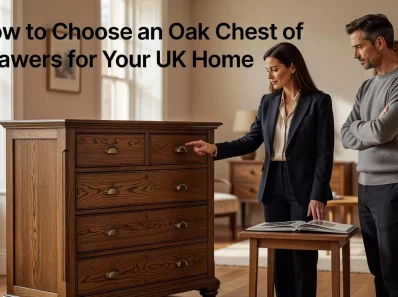 Professional header image for list-based article: How to Choose an Oak Chest of Drawers for Your UK Home